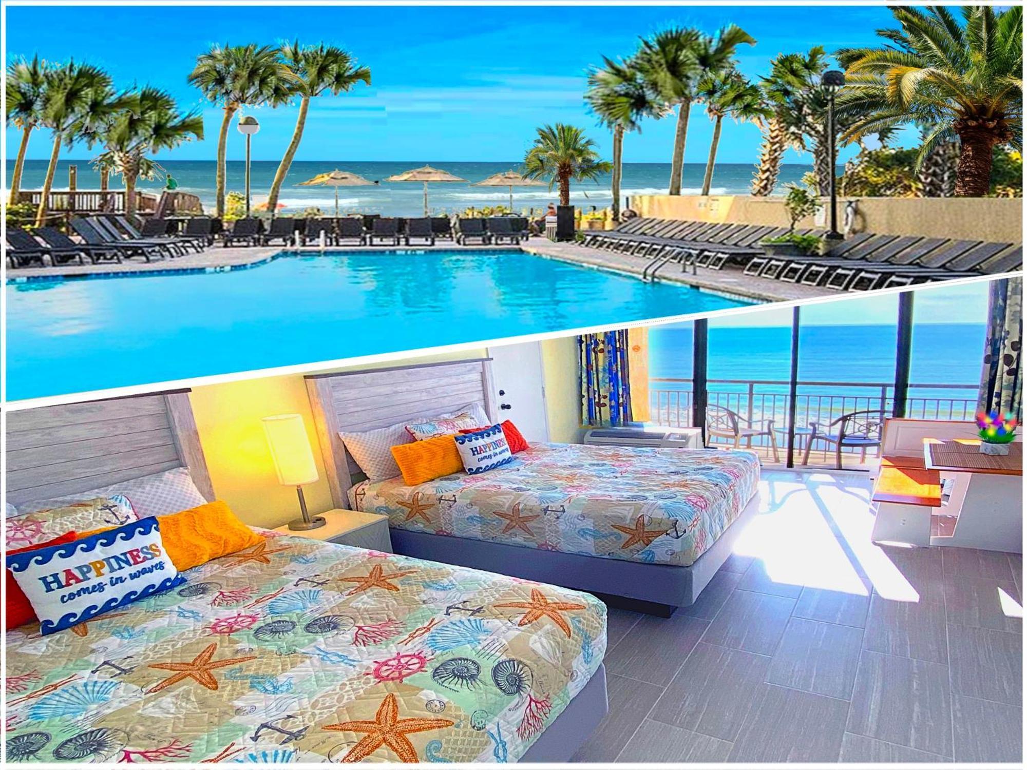 New ! Unique Oceanfront Condo At Ocean Reef Resort-Free Parking - Amazing Pools Миртл-Бич Экстерьер фото